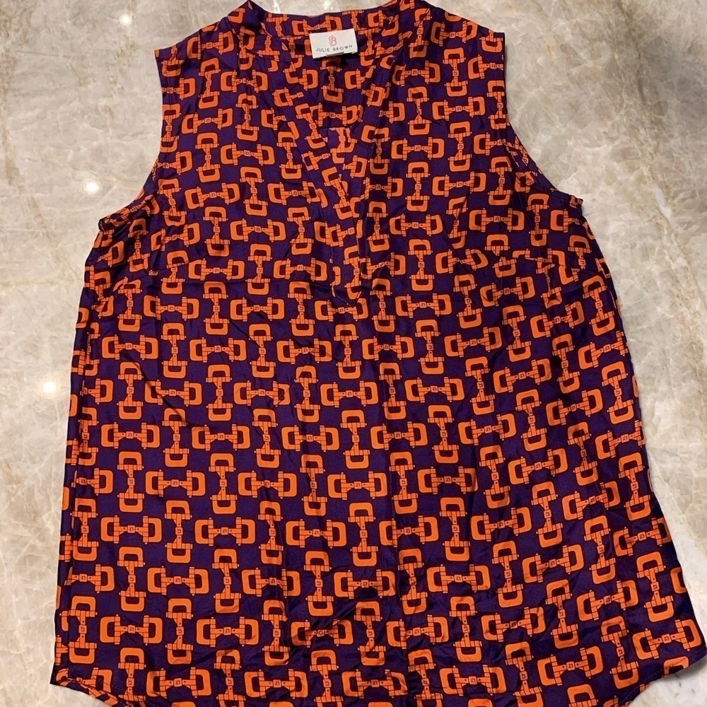 Julie Brown NYC Silk Print Blouse